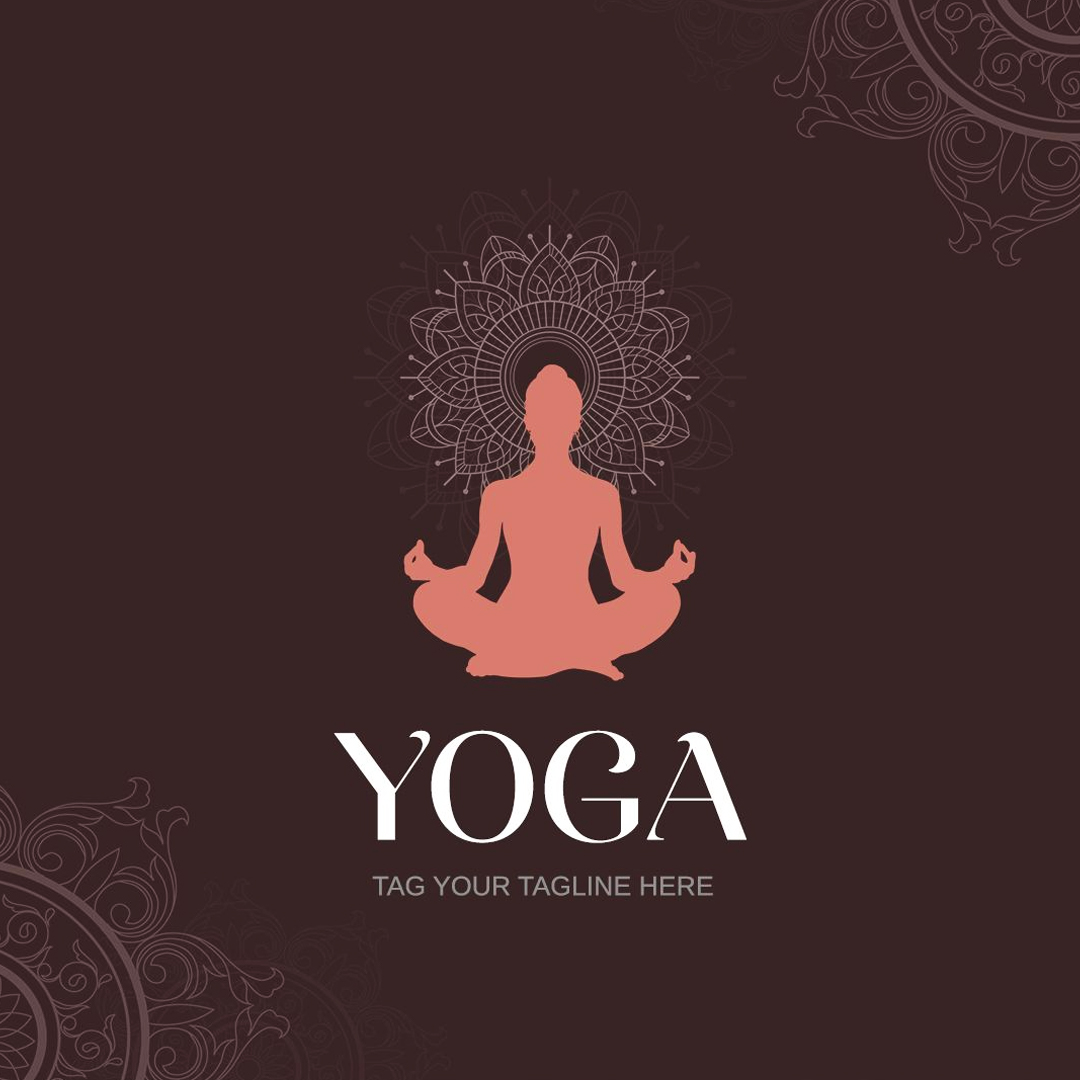 Maroon-Simple-Vector-Yoga-Logo